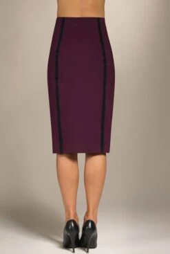 Wende-Rock MYLENE 81 Schwarz Von Pain De Sucre Suggest -MAISON LEJABY Verkaufsgeschäft wende rock mylene bordeaux schwarz pain de sucre suggest 5