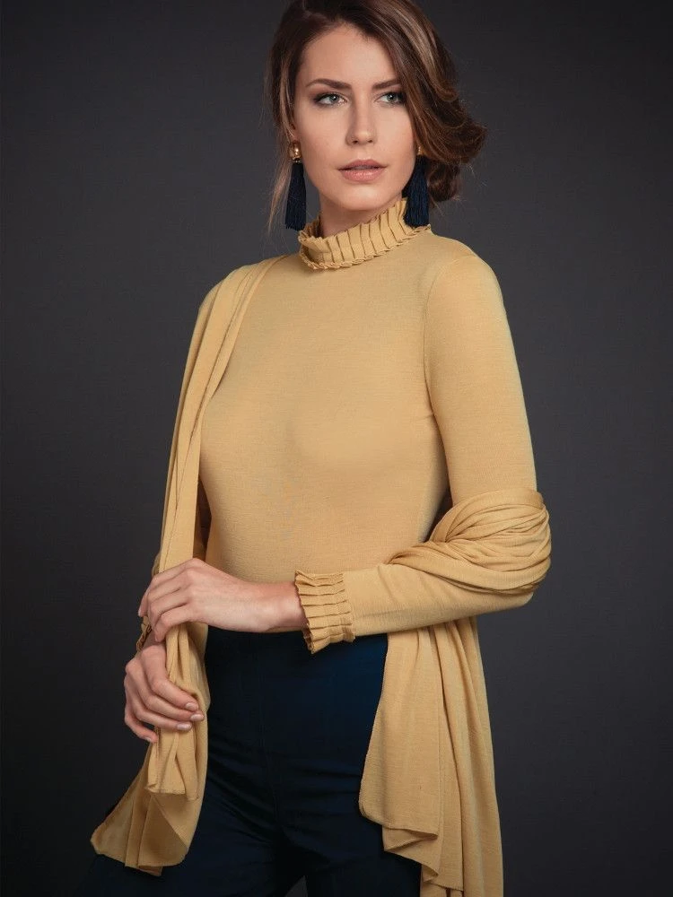 Merinowolle-Seide STOLA Schultertuch Von Artimaglia 9 Merinowolle-Seide STOLA Schultertuch Von Artimaglia - Image 7