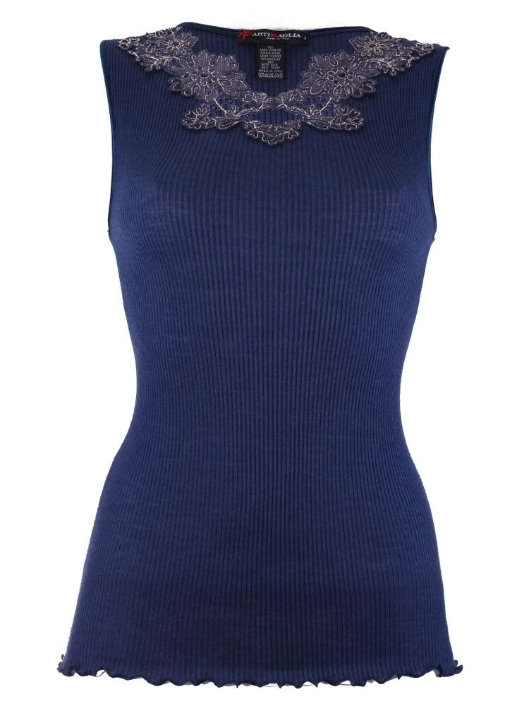 Merinowolle-Seide TOP Gerippt Von Artimaglia 6 Merinowolle-Seide TOP Gerippt Von Artimaglia - Image 4