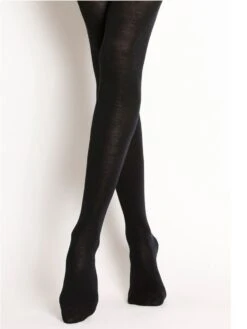 Wolle Feinstrumpfhose MERINO Mit Baumwolle Von Bleuforêt -MAISON LEJABY Verkaufsgeschäft wolle strumpfhose schwarz 3111 bleuforet 3