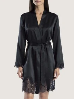 100% Seide Kimono TOI MON AMOUR Viele Farben Aubade -MAISON LEJABY Verkaufsgeschäft z kimono seide schwarz ms65 soie d amour aubade 1 1 1 1